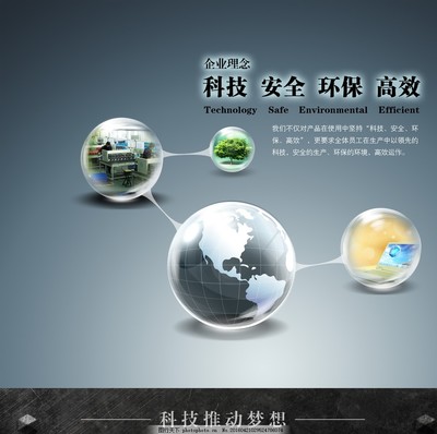 PSD科技推动梦想海报
